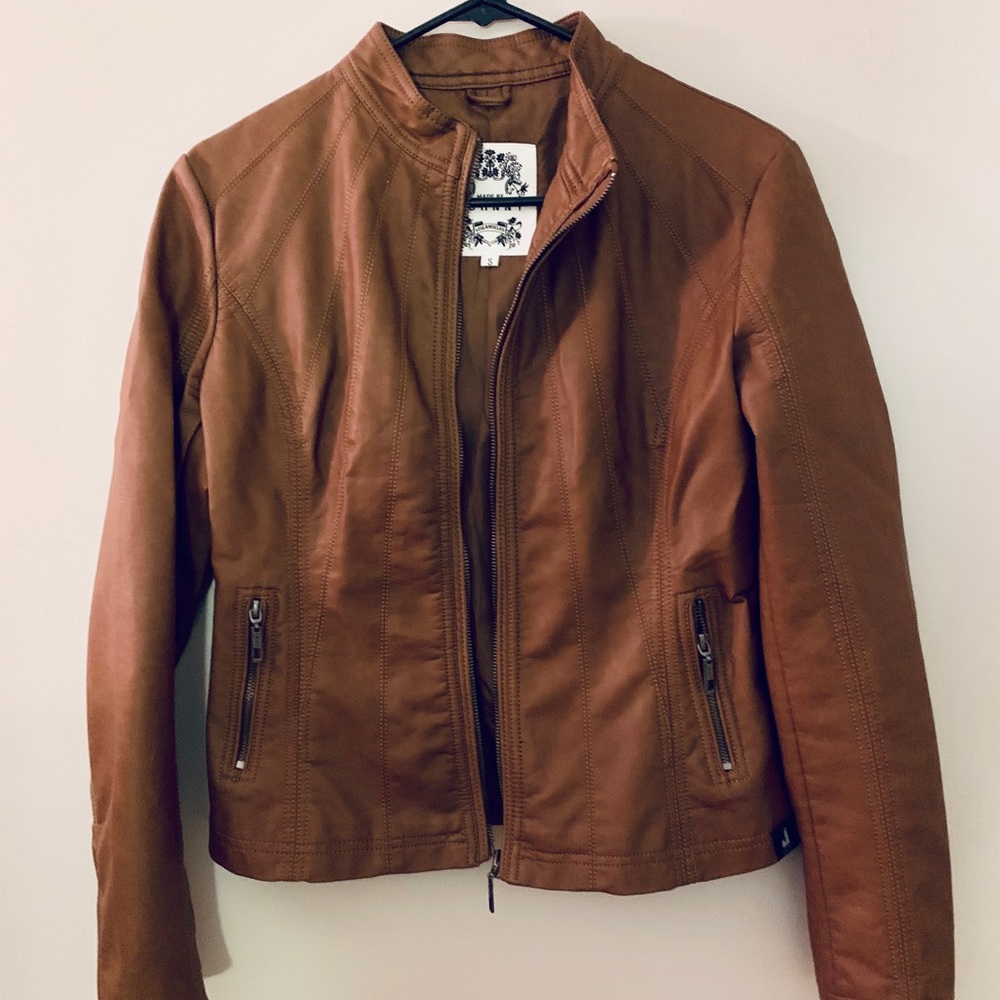 Faux Leather Jacket